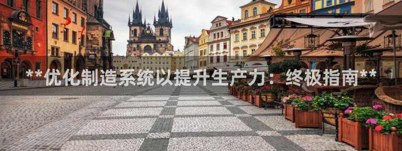 彩神数码科技有限公司：**优化制造系统以提升生产力：终极指南**