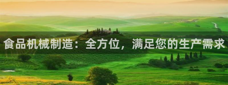新版彩神v8登录教程：食品机械制造：全方位，满足您的生产需求
