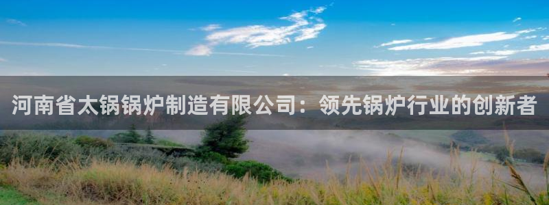 彩神V集团有限公司：河南省太锅锅炉制造有限公司：领先锅炉行业的创新者