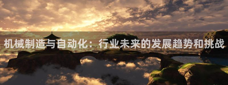 彩神广告有限公司：机械制造与自动化：行业未来的发展趋势和挑战