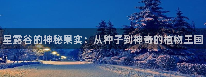 彩神数码科技有限公司：星露谷的神秘果实：从种子到神奇的植物王国