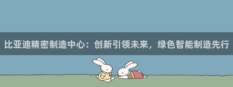 彩神v集团有限公司：比亚迪精密制造中心：创新引领未来，绿色智能制造先行